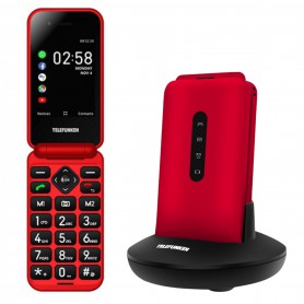 Telefunken Senior Phone S740 512 MB + 4 GB Rojo móvil libre
