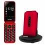Telefunken Senior Phone S740 512 MB + 4 GB Rojo móvil libre