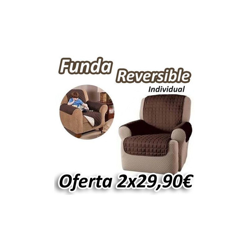 Funda Reversible de Sillón Individual