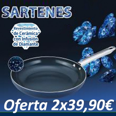 Sartenes Diamante Stone  - LA TIENDA EN CASA - TELETIENDA - TELETIENDA EN CASA