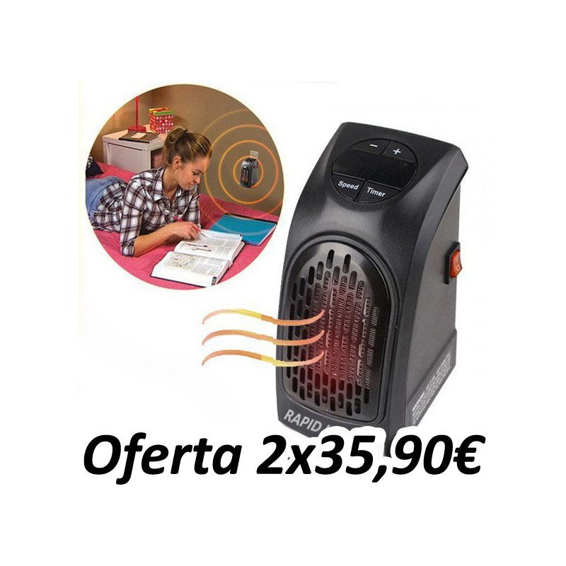 Pack 2 Mini Calefactor Rapid Heater