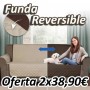 Funda de sofá Reversible