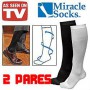 Calcetines Relajantes Antifatiga (2 Pares Blanco/Negro) + Plantillas Viscoelásticas  - LA TIENDA EN CASA - TELETIENDA - TELET...