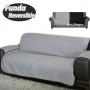 Couch Cover Funda Reversible de Sofá Gris/Negro  - LA TIENDA EN CASA - TELETIENDA - TELETIENDA EN CASA